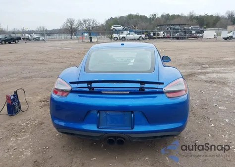 2016 Porsche Cayman Black Edition из США, поврежденный, VIN WP0AA2A87GK170064